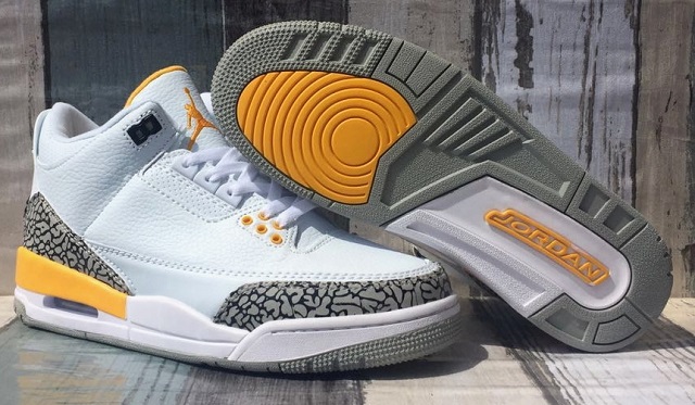 Air Jordan 3 Cement Laser Orange - Click Image to Close